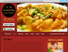 Tablet Screenshot of easternbayrestaurant.com